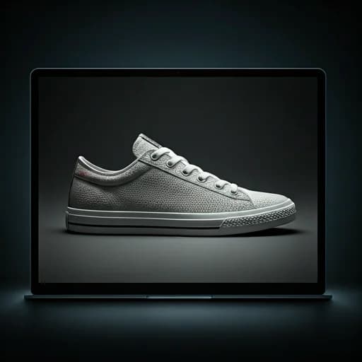 AI-powered creative studio interface generating high-resolution product photos and short videos